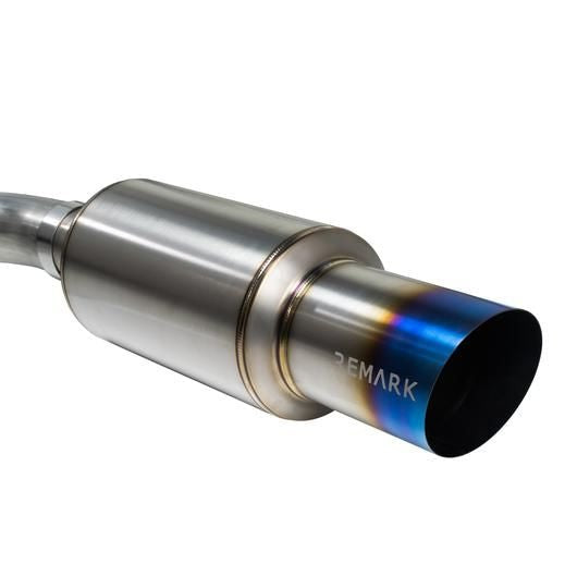 Remark R1-Spec Single Exit Catback Exhaust | 2008-2014 Subaru WRX / STI Hatch (RK-C1076S-02)
