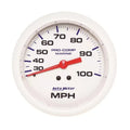 Autometer 3-3/8" 0-100 MPH Mechanical Speedometer Gauge Marine White | Universal (200754)