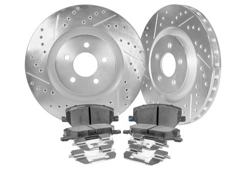 Stillen Cross Drilled & Slotted Brake Kit | 2014-2024 Infiniti Q50 Sport / Q60 Sport (NIS91008)