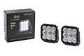 Diode Dynamics SS5 LED Pod Pro White Flood - Pair | Universal (DD6776P)