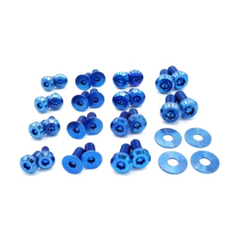 Dress Up Bolts Titanium Hardware Door Kit | 2012-2015 BMW 335i (BMW-016-Ti)