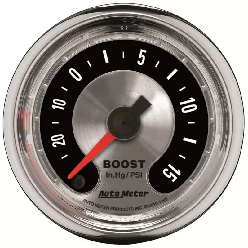 Autometer 2-1/16" 30 IN HG/15 PSI Vacuum/Boost Gauge American Muscle | Universal (1258)