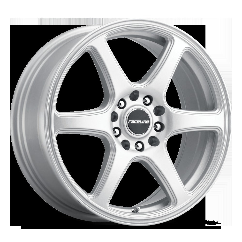 Raceline Wheels Matrix Gloss Silver 18x8 | 5x110/5x114.3 (146S-88088+40)