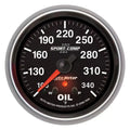 Autometer 2-5/8" 100-340 °F Oil Temperature Gauge SPORT-COMP II | Universal (7656)