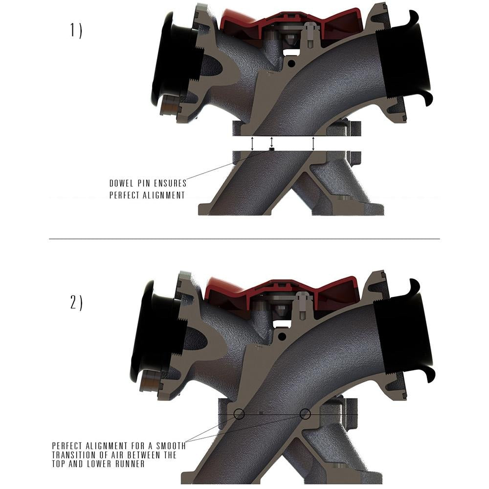 AMS Performance R35 GT-R Carbon Fiber Intake Manifold | 2009-2024 Nissan GT-R (ALP.07.08.0101-X)