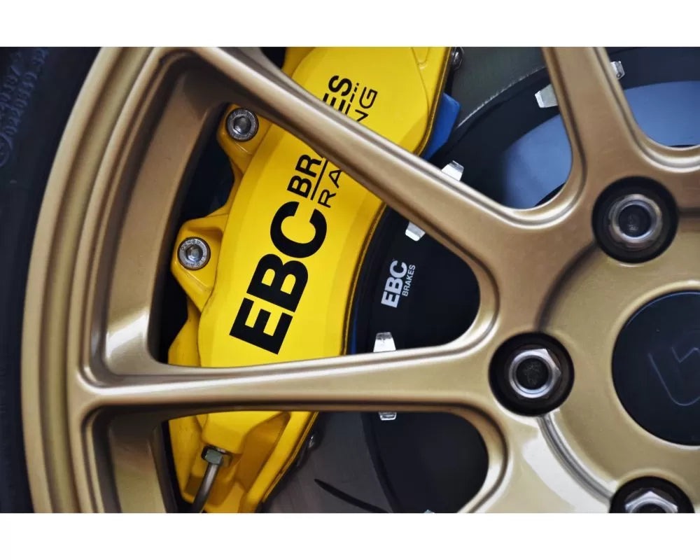 EBC Brakes Racing BBK Luminous Yellow Apollo-6 Calipers 380mm Front Big Brake Kit | 2017-2021 Honda Civic Type-R (BBK037YEL-1)