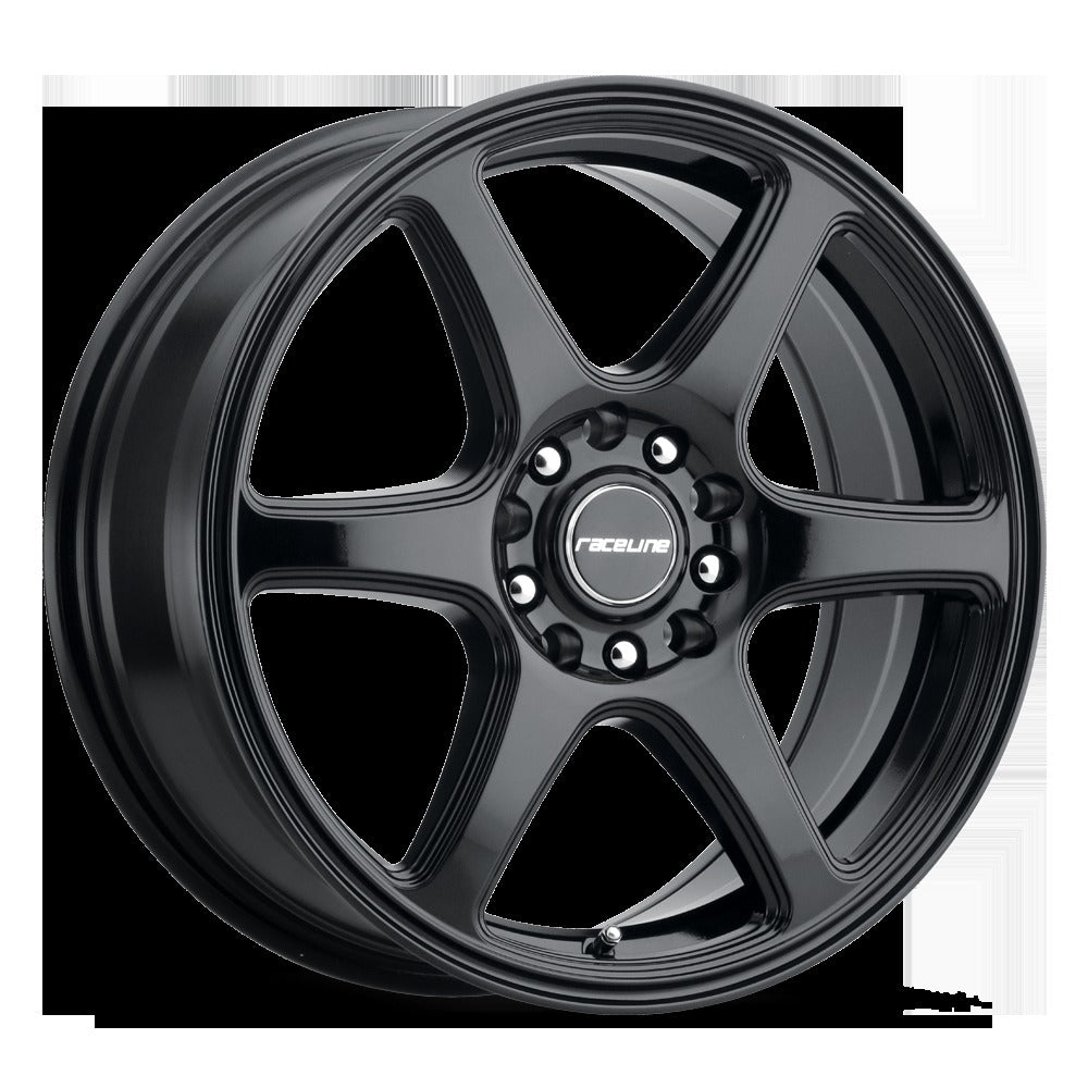 Raceline Wheels Matrix Gloss Black 18x8 | 5x114.3/5x127 (146B-88096+40)