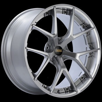 BBS Wheels RI-S Diamond Silver w/ Machined Lip 20x9 | 5x112 (RIS008DSPK)