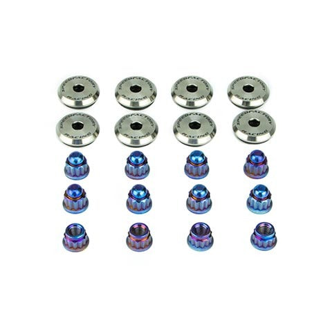 SpeedFactory Racing B-Series VTEC Titanium Valve Cover Hardware Kit | 1994-2001 Acura Integra, and 1999-2000 Honda Civic Si (SF-02-076)