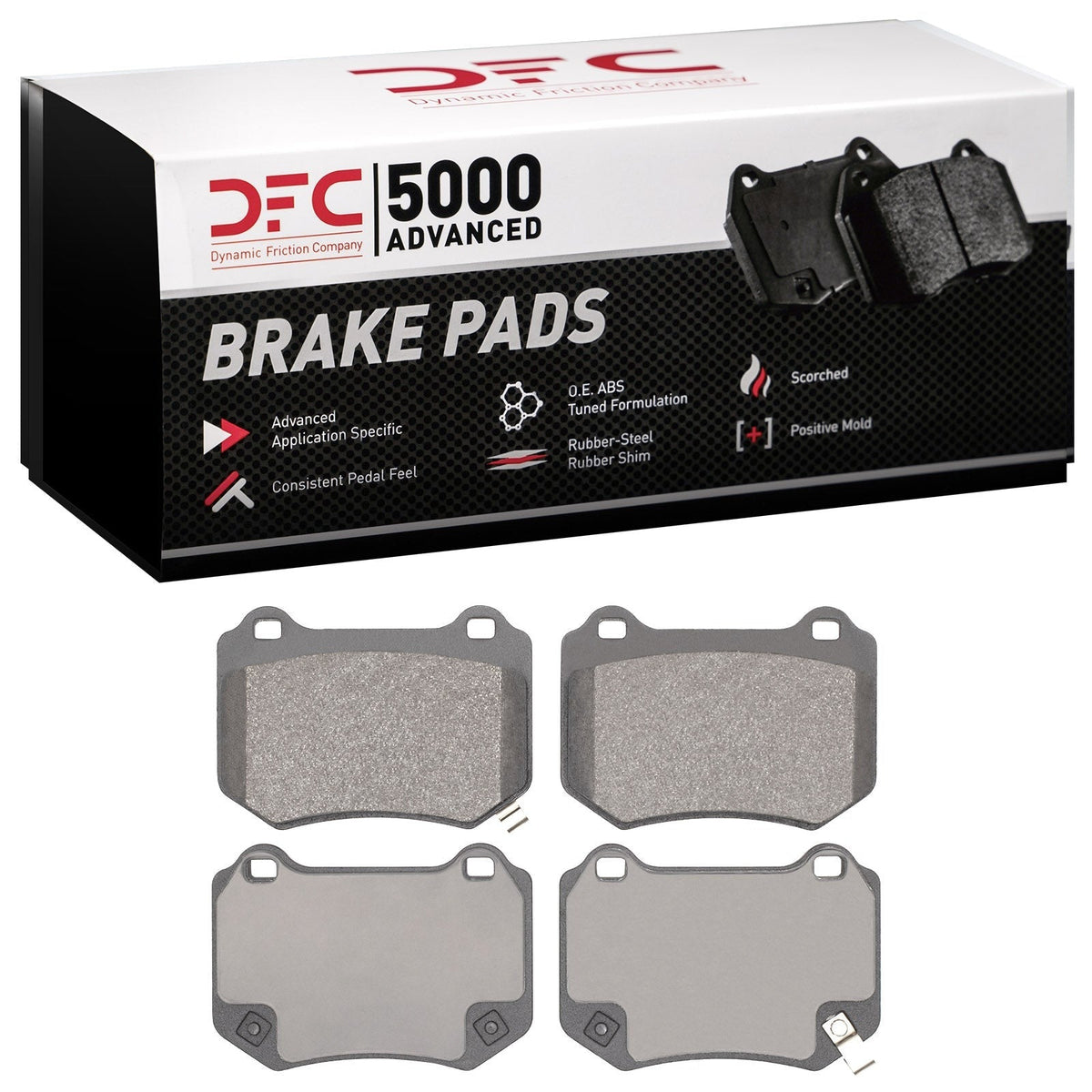 DFC 5000 Advanced Low Metallic Rear Brake Pads | 24-26 WRX / 18-21 STI (1551-2118-00)