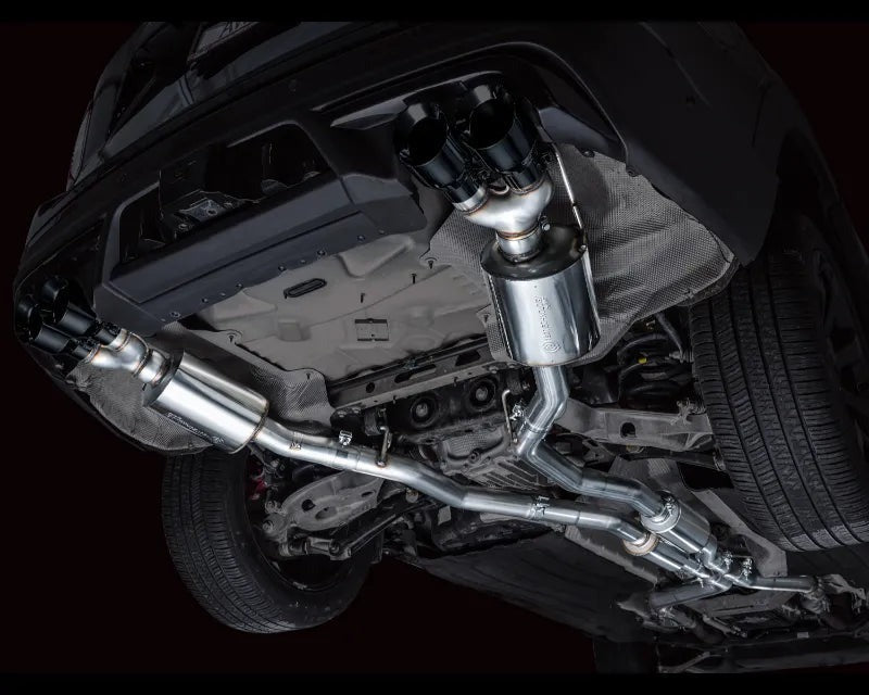 AWE Touring Edition Exhaust for Ford Explorer ST / Lincoln Aviator - Diamond Black Tips (3015-43625)