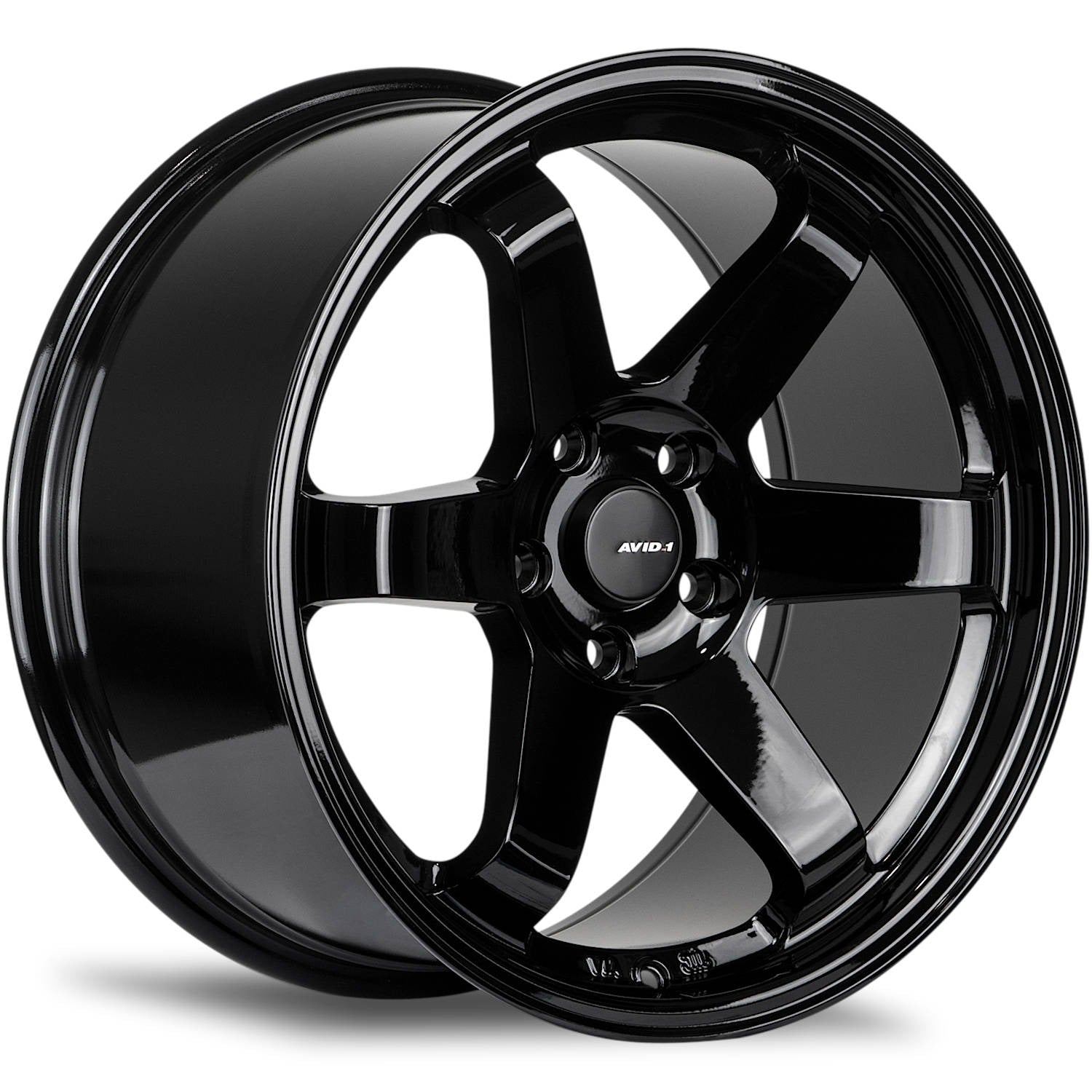 AVID1 AV6 Gloss Black 18x9.5 | 5x114.3 (AV0618955H24GBK)