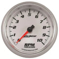 Autometer 3-3/8" 0-10000 RPM PRO-CYCLE Tachometer Gauge White | Universal (19798)