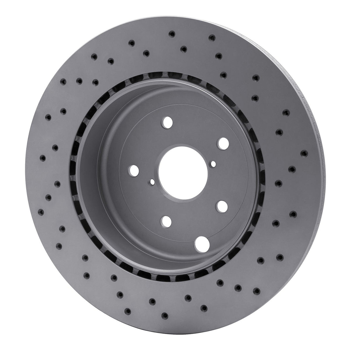 DFC Rear Drilled Hi-Carbon Alloy Geomet Coated Rotor | 2018-2021 Subaru WRX STI (920-13042)