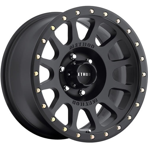 Method Race Wheels MR305 Matte Black w/ Simulated Beadlock 16x8 | 5x114.3 (MR30568012500)