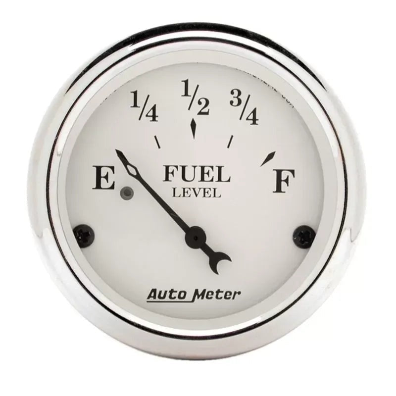 Autometer 2-1/16" 240-33 Ω Fuel Level Gauge Old Tyme White | Universal (1606)
