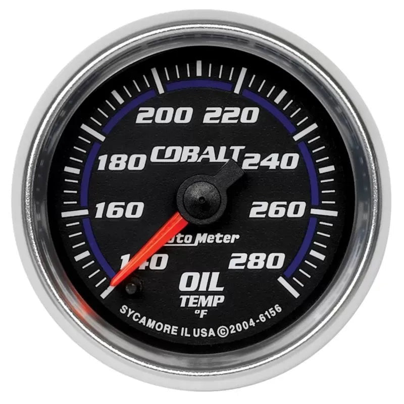 Autometer 2-1/16" 140-280 °F Oil Temperature Gauge Cobalt | Universal (6156)