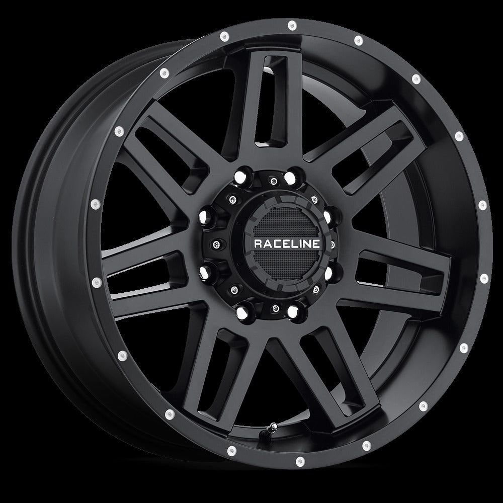 Raceline Wheels Injector Satin Black 18x9 | 5x114.3/5x127 (931B-89096-12)
