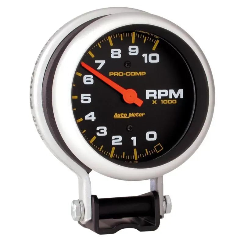 Autometer 3-3/4" 0-10000 RPM Pedestal Tachometer Gauge PRO-COMP | Universal (5610)