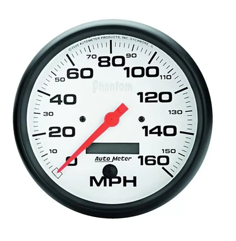 Autometer 5" 0-160 MPH Speedometer Gauge Phantom | Universal (5889)