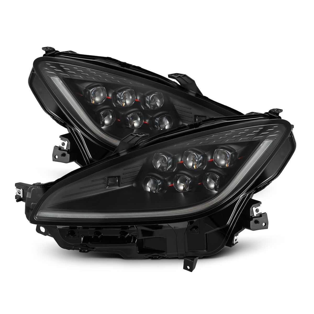 Alpharex NOVA-Series LED Projector Headlights - Black | 2021+ Toyota GR86 / Subaru BRZ (880876)