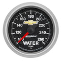 Autometer 2-1/16" 100-260 °F Digital Stepper MOTOR Water Temperature Gauge CHEVY GOLD BOWTIE | Universal (880446)