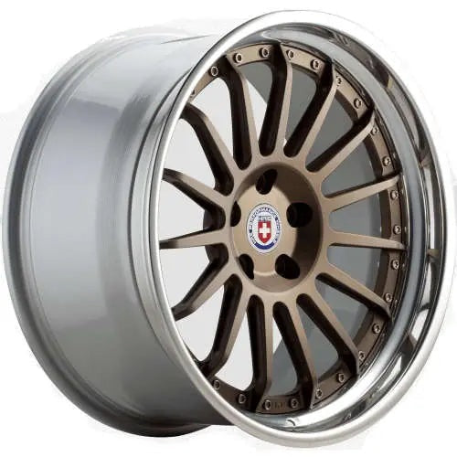 HRE Performance Wheels C109 Satin Bronze Center w/ Polished Clear Outer & Gloss Silver Inner 20x10 | 5x114.3 (C109-201051144003SB)