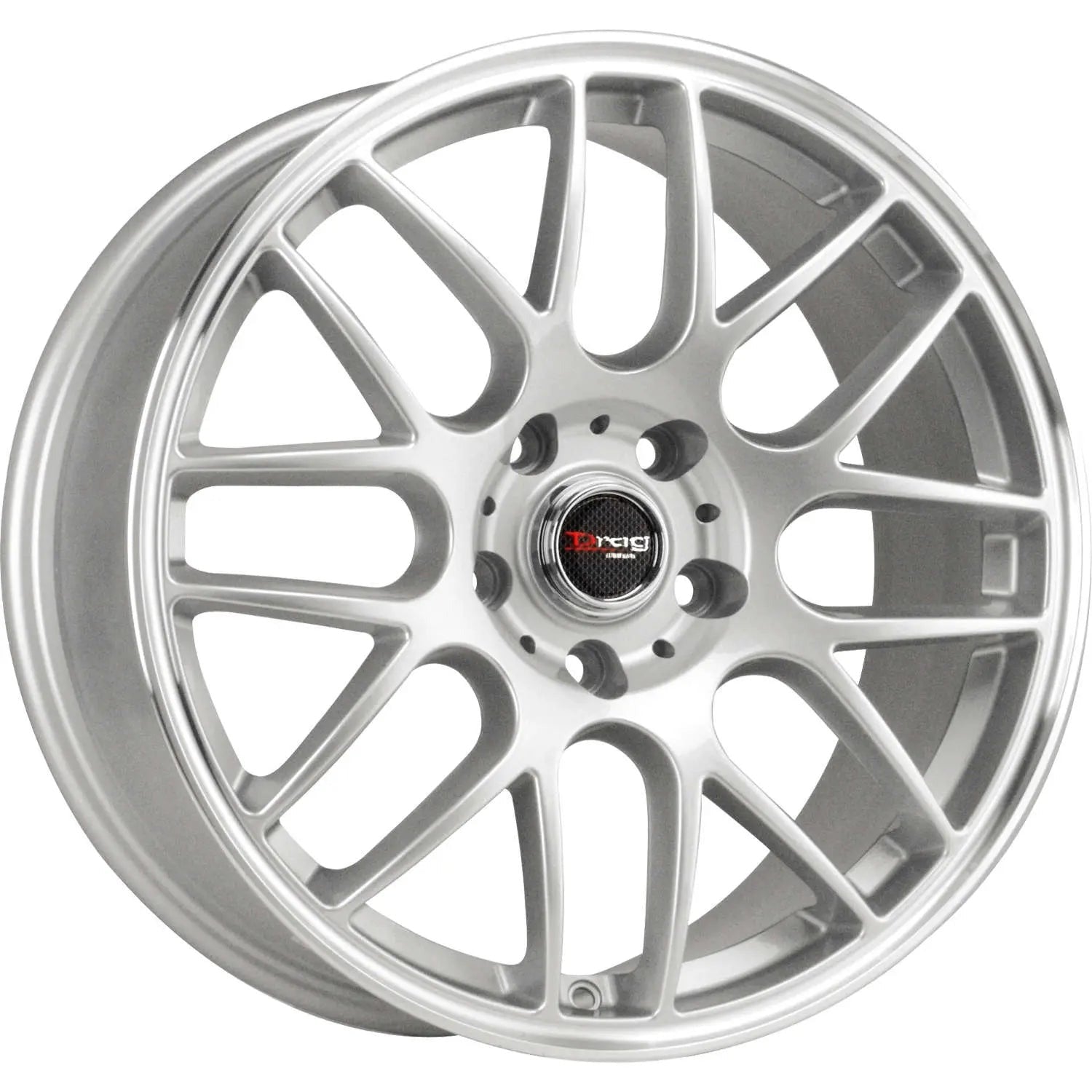 Drag Wheels DR37 Silver w/ Machined Lip 20x8.5 | 5x120 (DR372085233072S1)