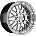 Versus Racing VS243 Silver w/Machined Lip 19x8.5 | 5x112 (VS24319855112+35SML)
