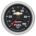Autometer 2-1/16" 100 PSI Digital Stepper MOTOR Fuel Press Gauge CHEVY GOLD BOWTIE | Universal (880449)