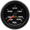Autometer 2 1/16" 340oF Oil Temp Gauge Stepper MOTOR W/PEAK & WARN | Universal (9240)