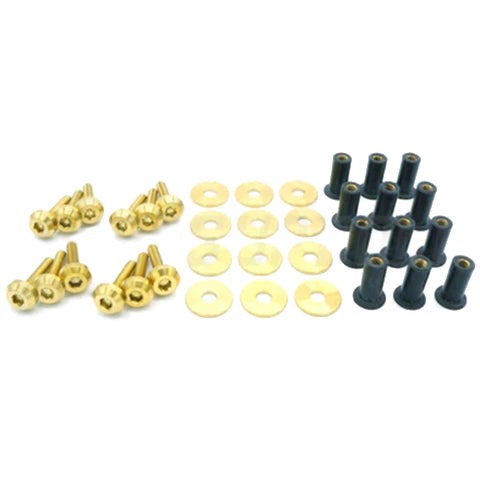 Dress Up Bolts Titanium Hardware Cooling Plate Kit | 2017-2021 Honda Civic Type-R (HON-041-Ti)