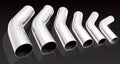 Xforce Mandrel Bend 304SS Polished 2.5" 1.5D 6" Leg (MS250)