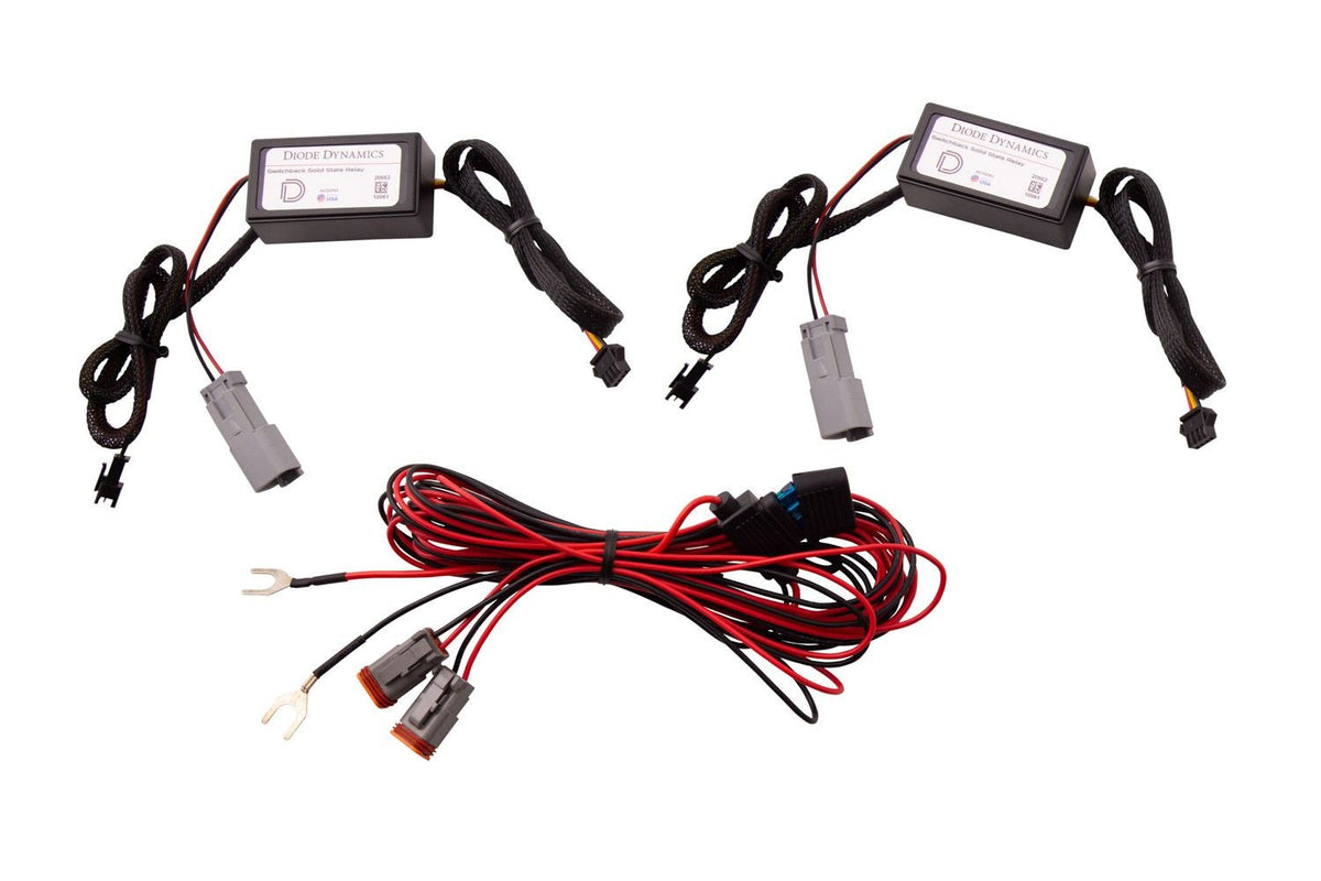 Diode Dynamics Switchback Solid-State Relay Harness - Pair | Universal (DD3067)