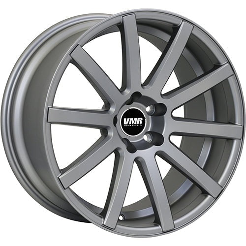 VMR Wheels V702 Matte Gunmetal Gray /w Brushed Spoke Faces 18x9.5 | 5x120 (V13943)