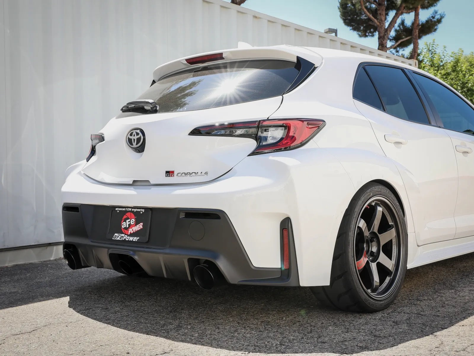 aFe Power Gemini XV 3in to 2-1/2in Cat Back Exhaust w/ Black Tips | 2023+ Toyota GR Corolla (49-36070-B)