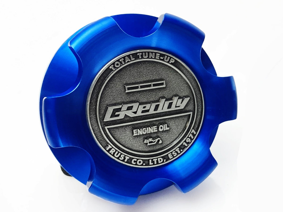 GReddy Type-B Oil Filler Cap M37-P3.0 - Blue | Multiple Toyota Fitments (13901501)