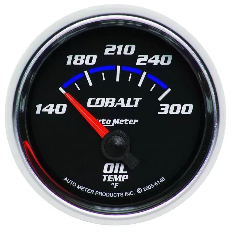 Autometer 2-1/16" 140-300 °F Oil Temperature Gauge Cobalt | Universal (6148)