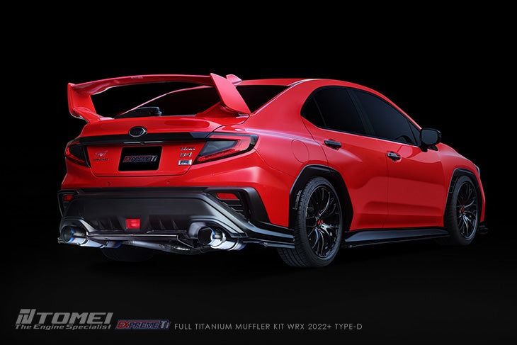 Tomei Expreme Ti Dual Exit Titanium Catback "Type D" | 2022+ Subaru WRX (TB6090-SB06B)