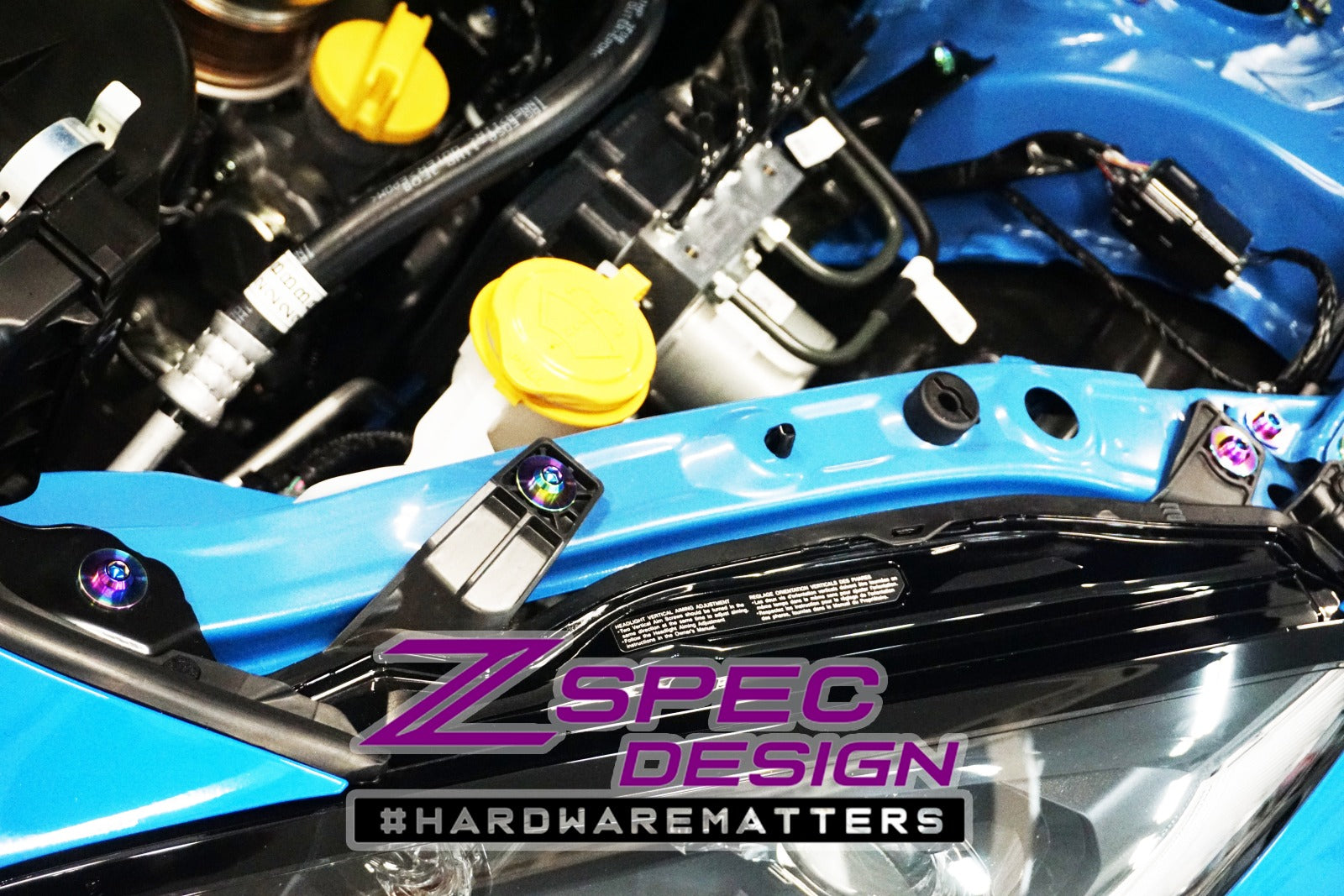 ZSPEC "Stage 3" Dress Up Bolts® Titanium Fastener Kit | 2022+ Toyota GR86/Subaru BRZ (00843612124357)