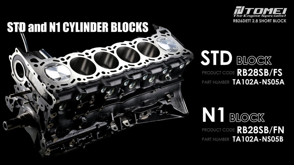 Tomei Short Block 2.8L Full Counterweight Standard Block | 1989-2002 Nissan GT-R (TA102A-NS05A)