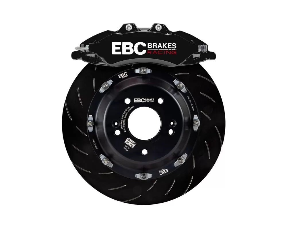 EBC Brakes Apollo-6 Calipers & 380mm Rotors Big Brake Kit | 2017-2021 Honda Civic Type-R (BBK037BLK-1)