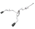 AWE 0FG Dual Split Rear Exhaust for '21+ Ford F-150 - 5" Diamond Black Tips (3015-33119)
