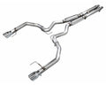 AWE Track Edition Exhaust for S650 Ford Mustang GT Fastback - Dual Chrome Silver Tips (3020-32650)