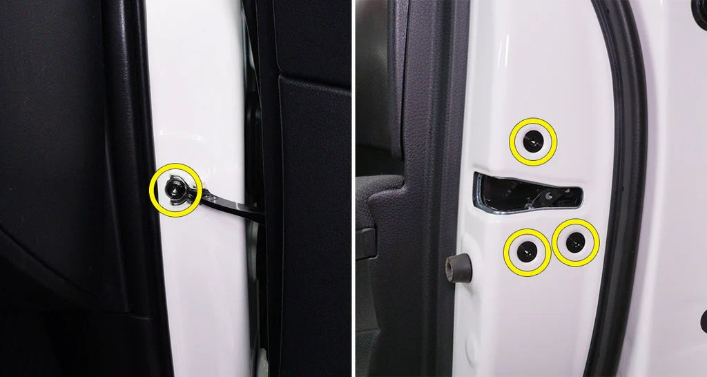 Dress Up Bolts Stage 2 Titanium Hardware Door Kit | 2023+ Toyota GR Corolla (TOY-057-Ti)