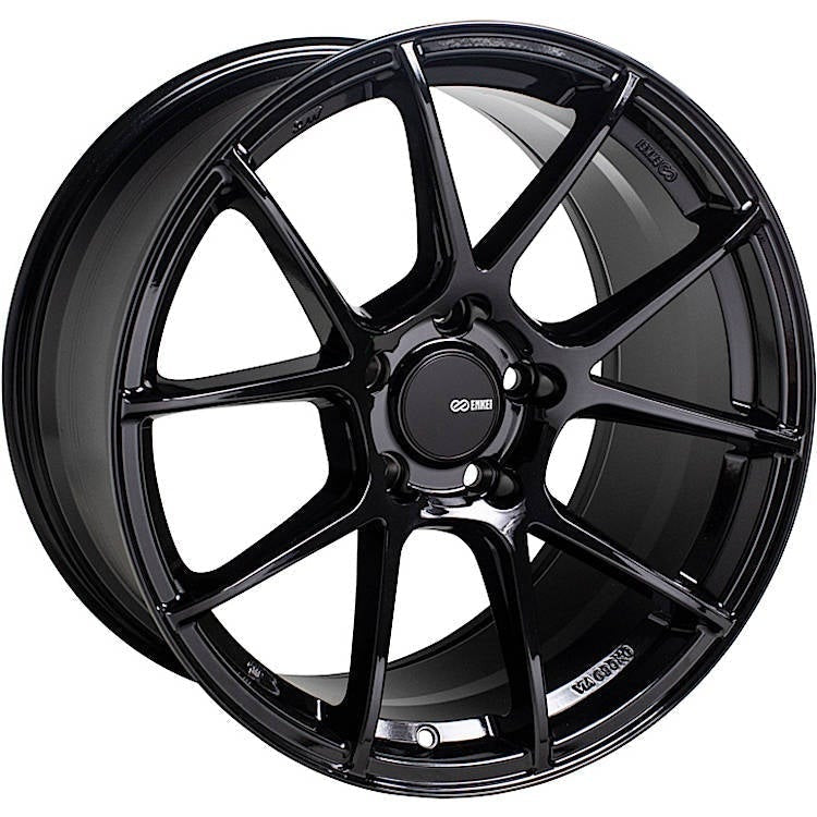 Enkei TSV Gloss Black 17x8 | 5x114.3 (522-780-6545BK)