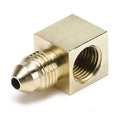Autometer 90 ° 1/8" NPTF FEMALE TO -3AN MALE Adapter Fitting Brass | Universal (3270)