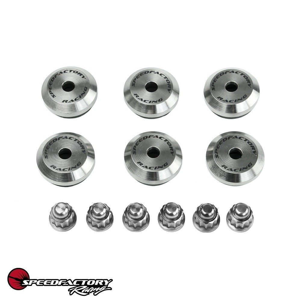 SpeedFactory Racing K-Series VTEC Titanium Valve Cover Hardware Kit | 2002-2006 Acura RSX, 2006-2015 Honda Civic Si, and 2004-2014 Acura TSX (SF-02-078)