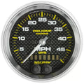 Autometer 3-3/8" 0-50 MPH Speedometer Gauge Marine Carbon Fiber | Universal (200635-40)