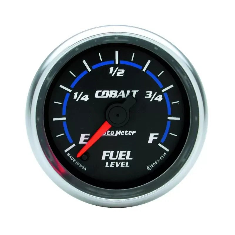 Autometer 2-1/16" Programmable 0-280 Ω Fuel Level Gauge Cobalt | Universal (6114)